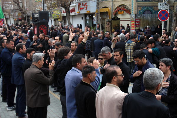 حرکت دسته عزاداری شهادت حضرت امیرالمومنین