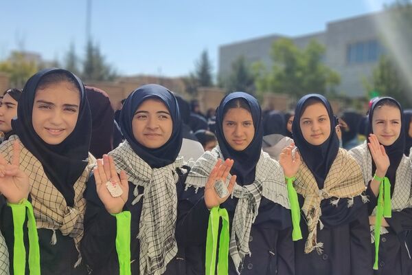 خروش «دختران نصرالله» در محکومیت رژیم صهیونیستی