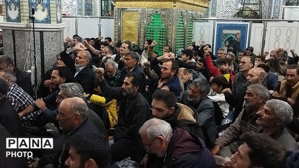 اجتماع بزرگ مردم نیشابور در پی محکومیت حمله رژیم صهیونسیتی و آمریکای جنایتکار به ایران 
