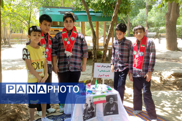 حضور پیشتازان پسر دبستانی ناحیه ۴ شیراز در بزرگترین رویداد تشکیلاتی 