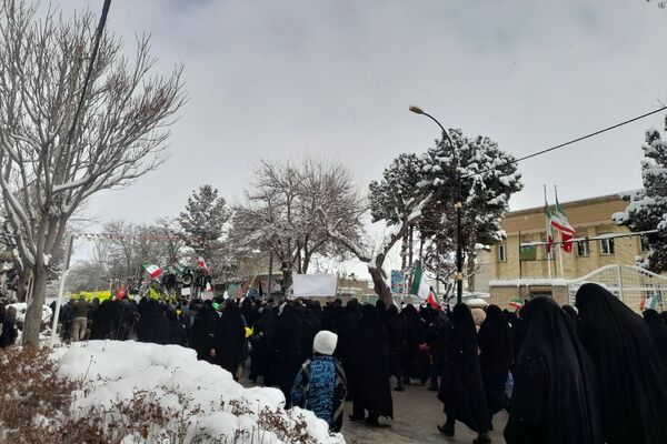 راهپیمایی باشکوه 22 بهمن در شهر فریمان