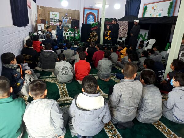 مراسم عزاداری حضرت زهرا (س) در دبستان پسرانه فضیلت 