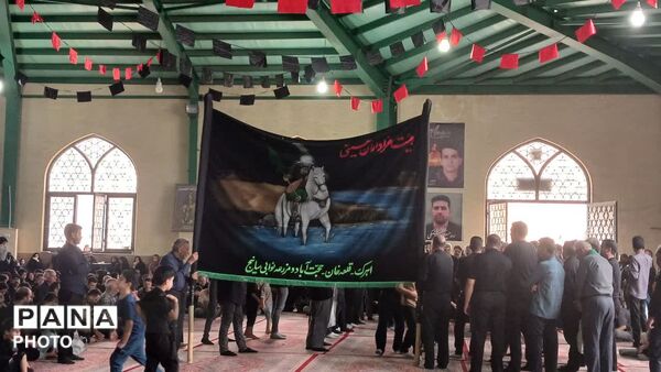 آیین نخل برداری  در محله دشتک سانیج به مناسبت شهادت امام رضا (ع)