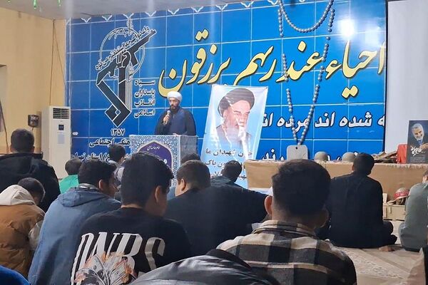 افتتاحیه اردوی راهیان نور پسران در پادگان شهید رستگاری اندیمشک 