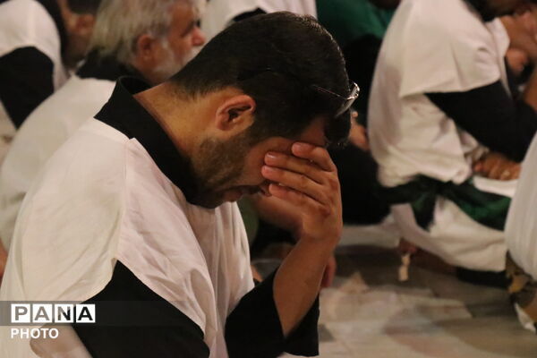 عزاداری گلستانی‌ها در حسینیه حرم مطهر رضوی 