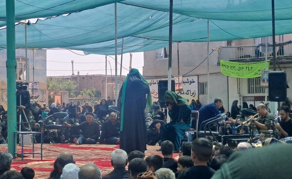 بزرگترین اجتماع حسنیون کشور همراه با تعزیه خوانی در روستای کفکی خراسان رضوی