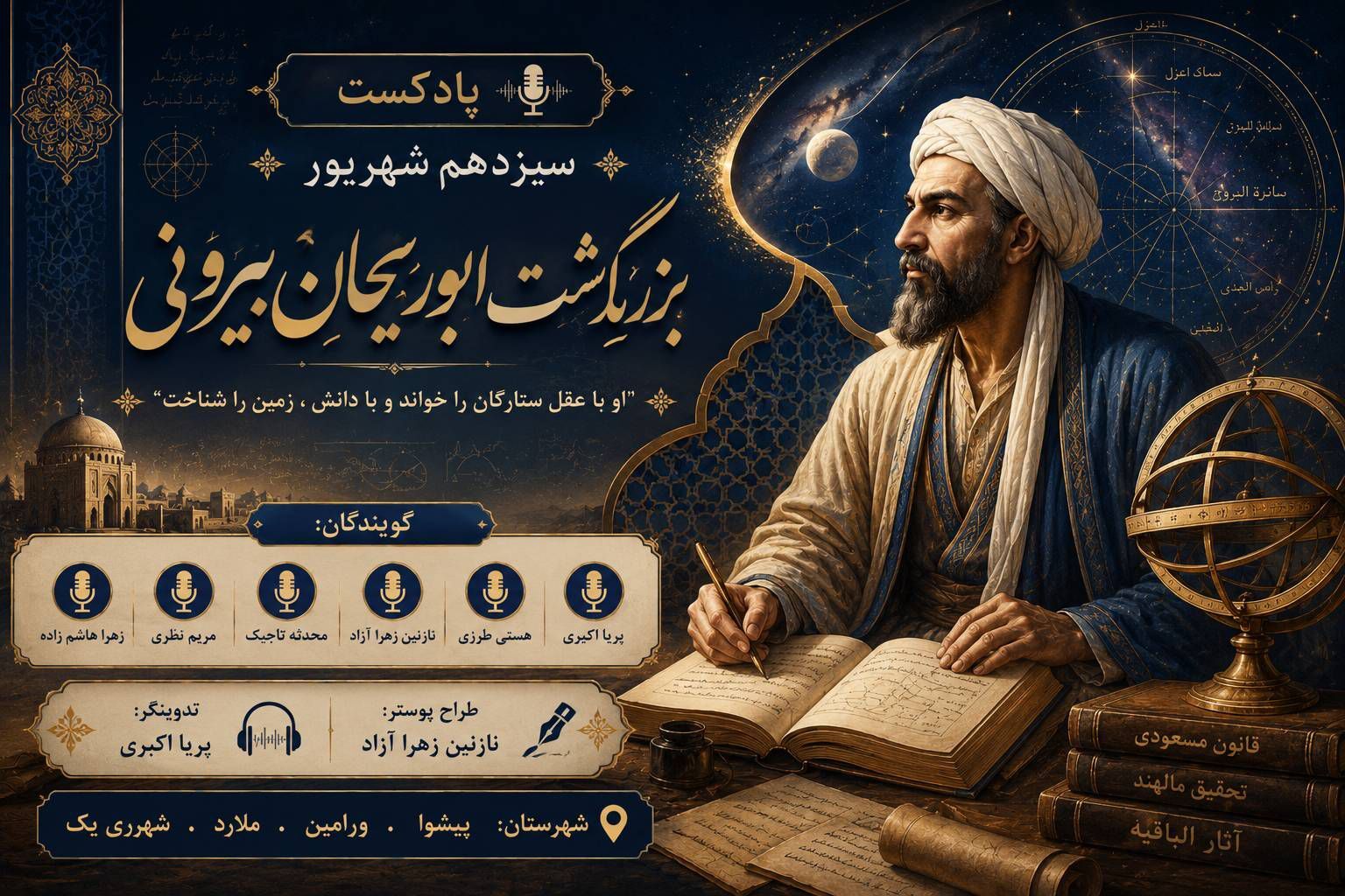 ابوریحان بیرونی؛ ستاره‌ای در آسمان علم