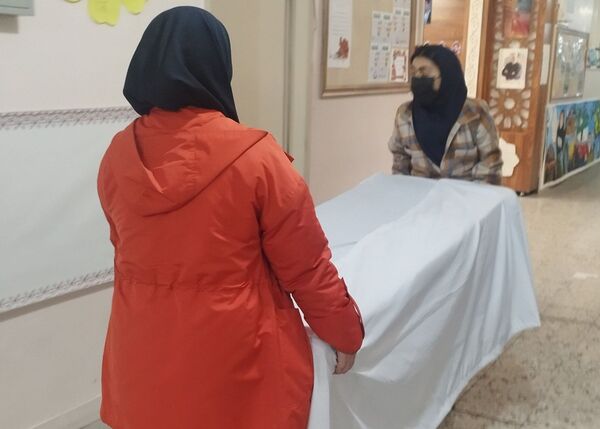 مانور زلزله با صحنه های واقعی در دبیرستان شاهد تکتم