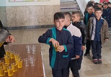 جشن نیمه شعبان در مدرسه پسرانه شیخ صدوق صباشهر