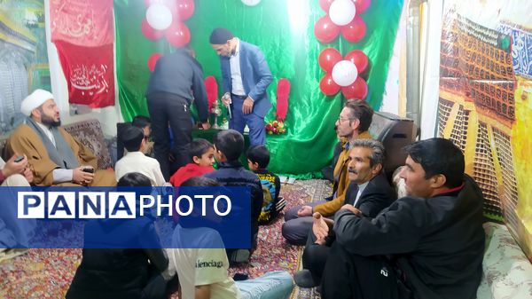 جشن میلاد طفل شش ماهه کربلا در هیئت علی‌اصغری فداف