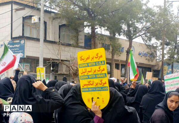 راهپیمایی روز جهانی قدس در شهرستان خلیل‌آباد 