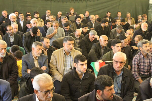نماز جمعه باشکوه بندپی شرقی