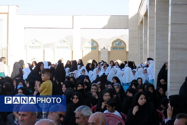 استقبال از خادمان حرم حضرت فاطمه معصومه (س) در شهر درق