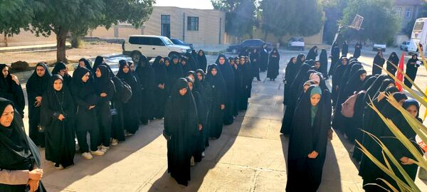 اعزام ۷۶ دانش‌آموز دختر فاریابی به مناطق عملیاتی جنوب کشور