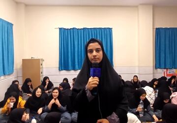 ضیافت افطاری در دبیرستان دخترانه زنده‌یاد الهام صادقی کوهپایه