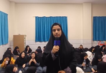 ضیافت افطاری در دبیرستان دخترانه زنده‌یاد الهام صادقی کوهپایه