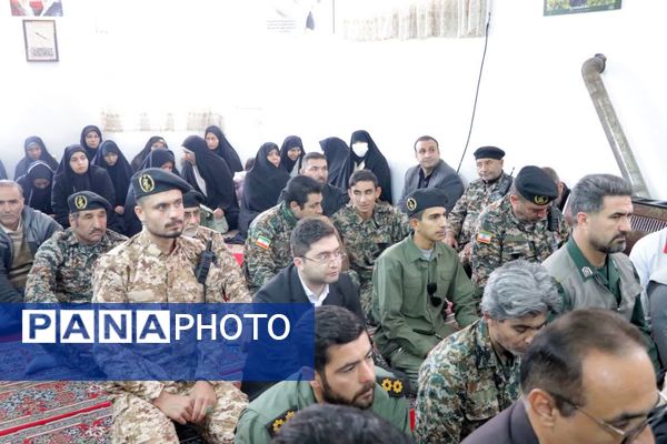 دیدار بسیجیان شهرستان سملقان با امام جمعه آشخانه 