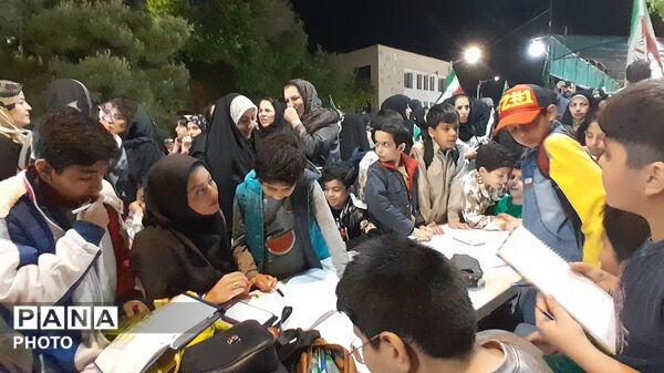 قرار شاهدی‌ها در موکب اداره‌کل آموزش‌وپرورش استان اصفهان