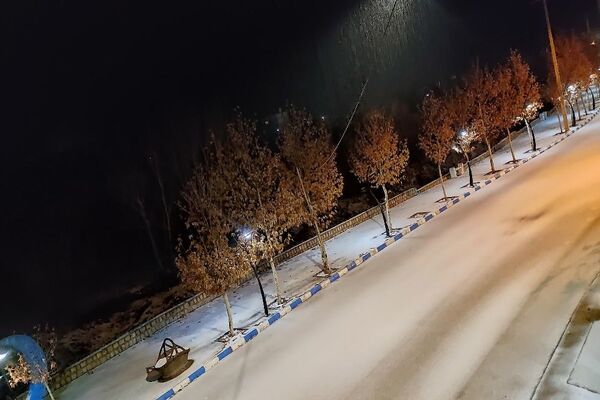 جلوه زمستانی طبیعت شهر بار نیشابور 