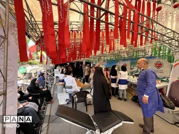 برپایی موکب خدمات پزشکی رایگان در جشن غدیر 