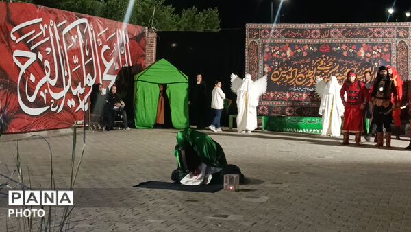 مراسم شبیه خوانی در میدان باغشمال تبریز