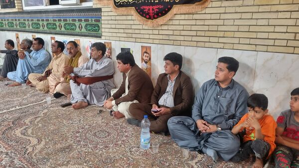 مراسم گرامیداشت شهید جهادگر حاج حمید حیدری در روستای مزرعه شهید بهشتی 