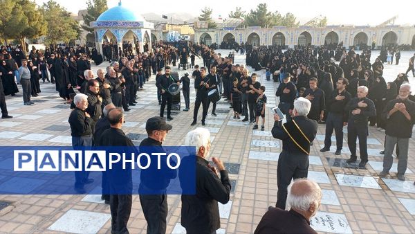 حضور گسترده هیئات مذهبی در بارگاه منور امام زاده محمد عابد 