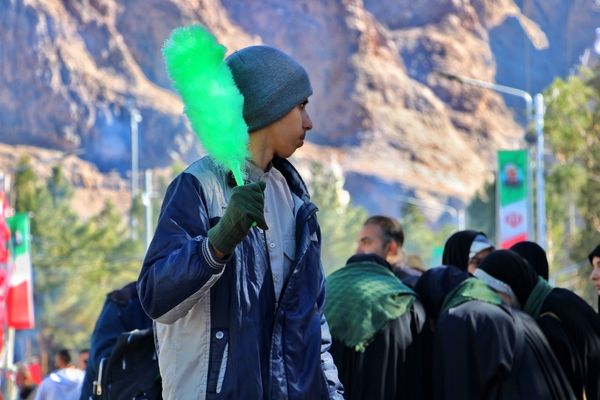 خدمت در مسیر «طریق‌الشهدا» در سالگرد حاج قاسم