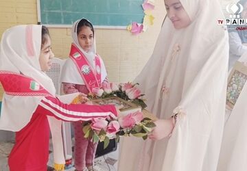 شکوه نظم و همدلی در مانور پیشتازان دبستان دخترانه مریم 