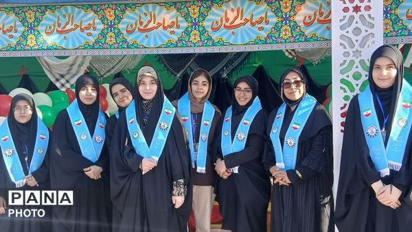 برپایی موکب سازمان دانش‌آموزی در حاشیه اجتماعات جنگ رمضان در همدان