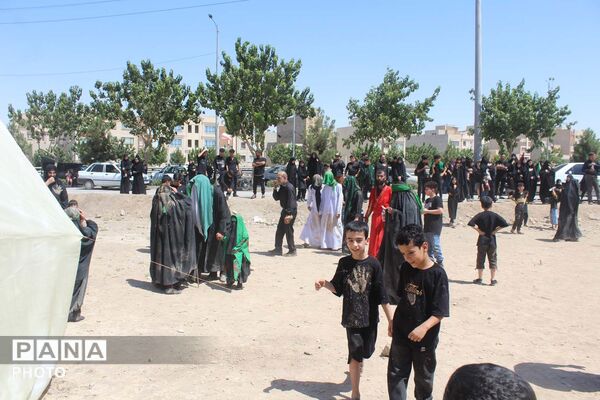 آیین خیمه سوزان هیات جوانان حضرت علی اکبر(ع)