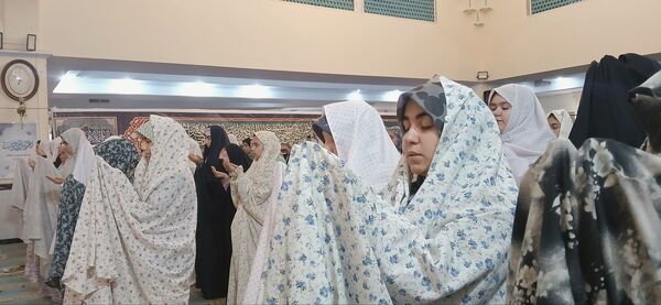 اعتکاف دانش‌آموزان در شهرستان ساوجبلاغ 