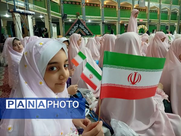 آیین زیبای جشن تکلیف دختران یزدی در حسینیه محمود آباد