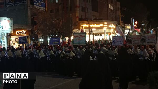 شکوه اقتدار مردم نیشابور در سی و ششمین شب از قرار های شبانه