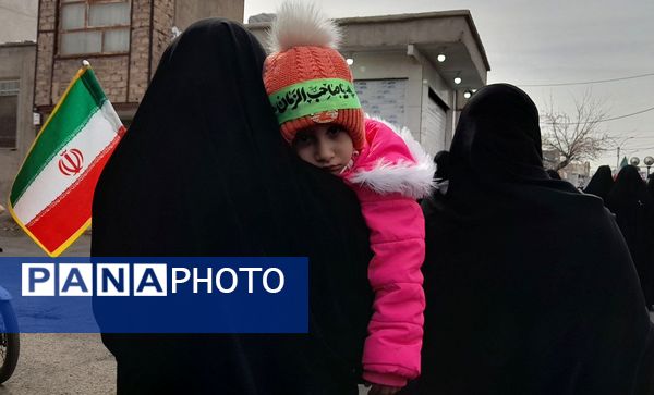 راهپیمایی مردم جعفرآباد قم در جشن سالگرد پیروزی انقلاب