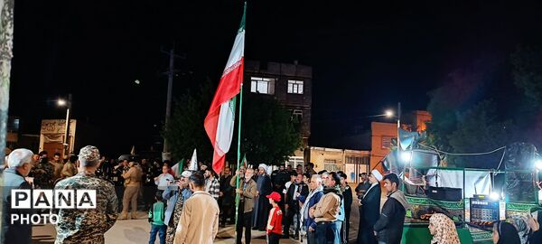 تجدید پیمان مردمان کوی یکن آباد با ایران جان
