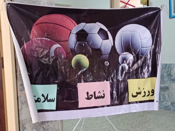 تلفیق ورزش و هنر در دبیرستان وکیلی 3