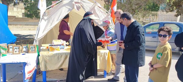 برپایی موکب سازمان دانش‌آموزی در شهرستان سملقان