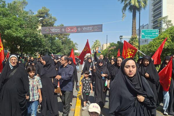 مراسم راهپیمایی جاماندگان اربعین حسینی در شیراز
