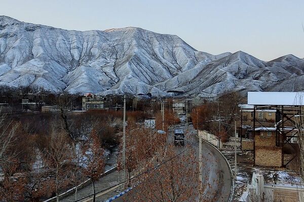 جلوه زمستانی طبیعت شهر بار نیشابور 