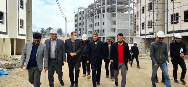 بازدید محمدمهدی شهریاری از پروژه ۱۱۲۰ واحدی نهضت ملی مسکن ولیعصر(عج) بجنورد
