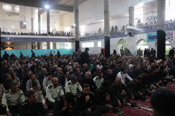گرامیداشت شهدای‌خدمت در مسجد جامع شهرستان قروه