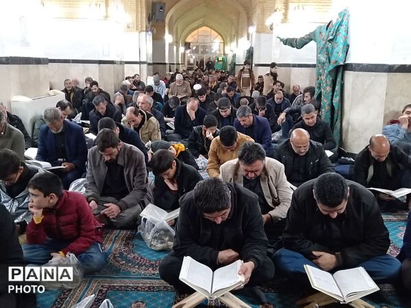 مراسم عزاداری برای شهادت امام خامنه ای در نیشابور 