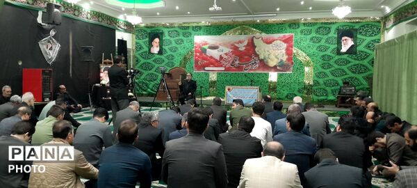 چهلمین روز شهادت امام خامنه‌ای در آموزش و پرورش تبادکان