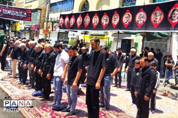 آیین معنوی شب شام غریبان در ملارد با حضور پرشور عزاداران حسینی