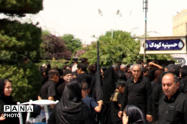 پذیرایی از عزاداران اباعبدالله در زیارتگاه شهید مدرس 