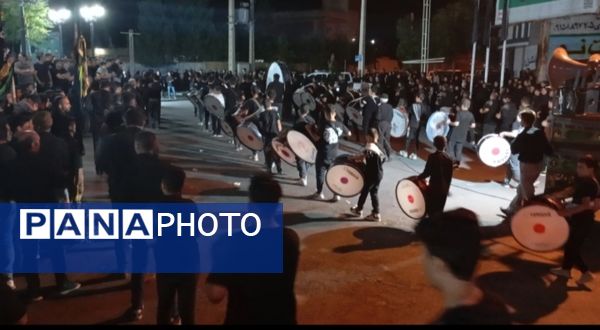 مراسم شب عاشورا در شهر تیتکانلو