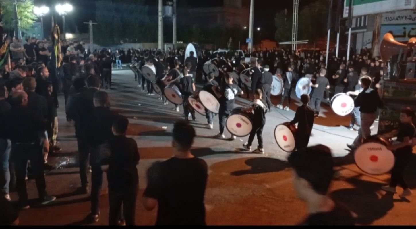 مراسم شب عاشورا در شهر تیتکانلو