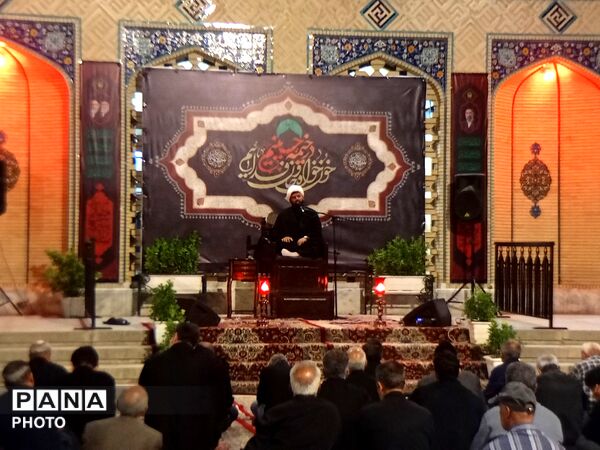 مراسم عزاداری چهارمین شب محرم در زیارتگاه شهید مدرس 