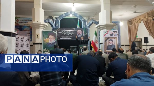 مراسم ترحیم شهید آیت الله رئیسی و همراهانشان در خلیل‌آباد